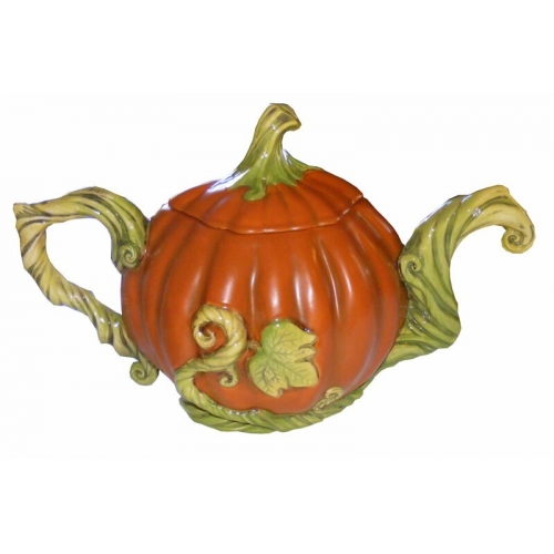 Plaster Molds - Pumpkin Tea Pot & Lid